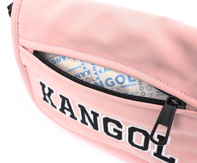 KANGOL Kangaroo Letter Logo Side Backpack Pink Shop northforest