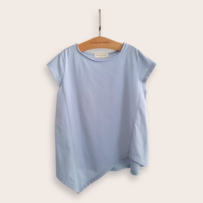 Comoyo- Irregular Design Short T - Tops & T-Shirts - Cotton & Hemp 