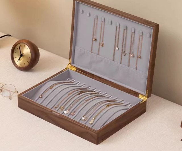 最新入荷 ネックレス収納ボックス イヤリングボックス ジュエリー収納 小物・アクセサリー