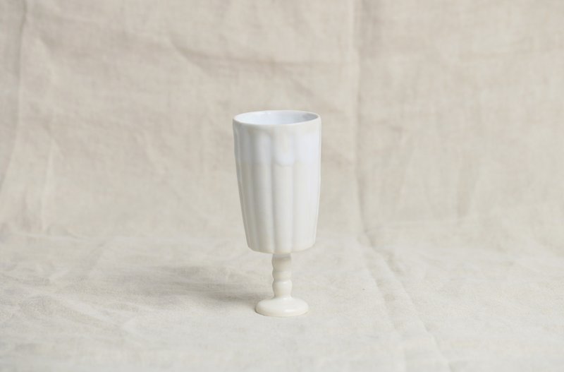 Minuet - Goblet - Bar Glasses & Drinkware - Pottery White