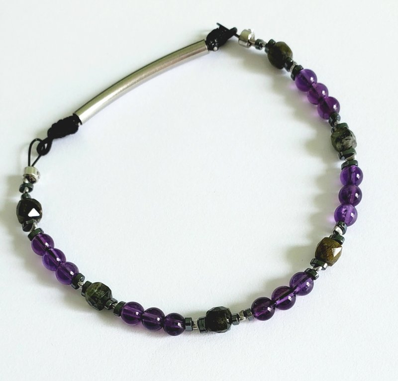 手編天然彩寶手繩 - 手鍊/手環 - 寶石 