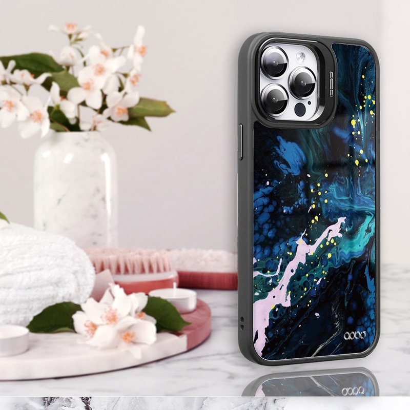 apbs iPhone 全系列 軍規防摔合金框隱形立架手機殼-抽象畫 - 手機殼/手機套 - 其他材質 多色
