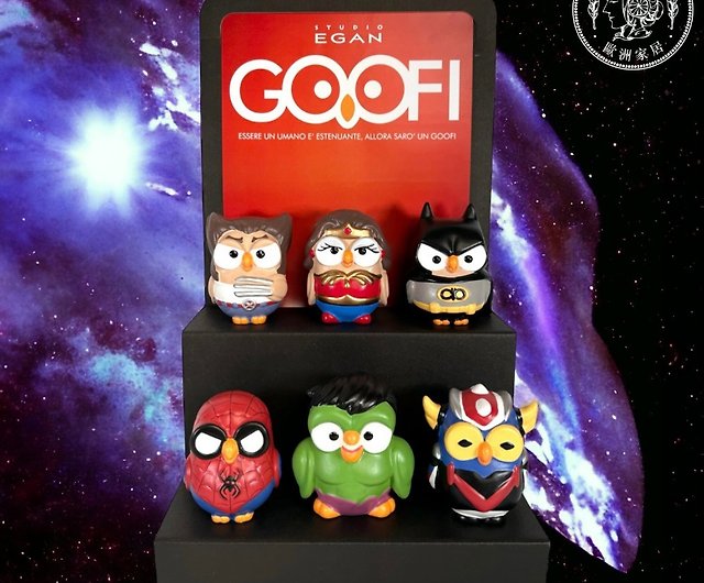 Italy EGAN- GOOFI Owl Pottery Series Super Hero Batman - Shop soloev Items  for Display - Pinkoi