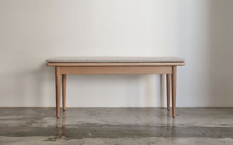 極簡薄邊長板凳 - 椅子/沙發 - 木頭 咖啡色