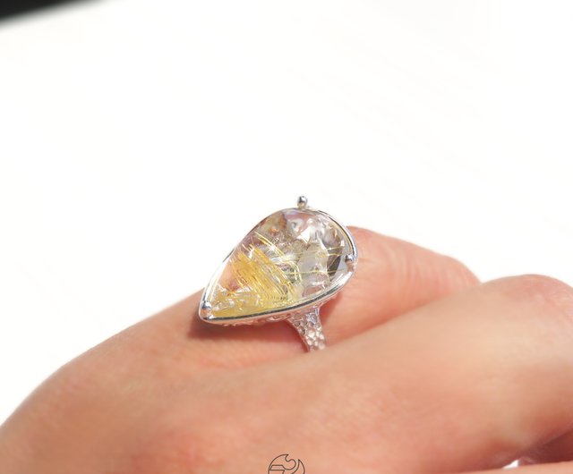 ルチル クォーツ リング / Rutile Quartz Ring - ショップ NATSU