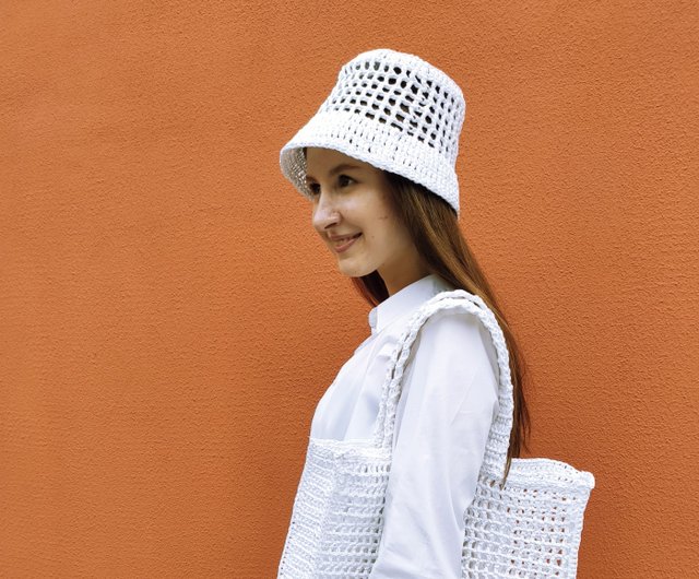 ZIMMERMANN*夏の相棒☆マクラメラフィアバケットハット ラフィア