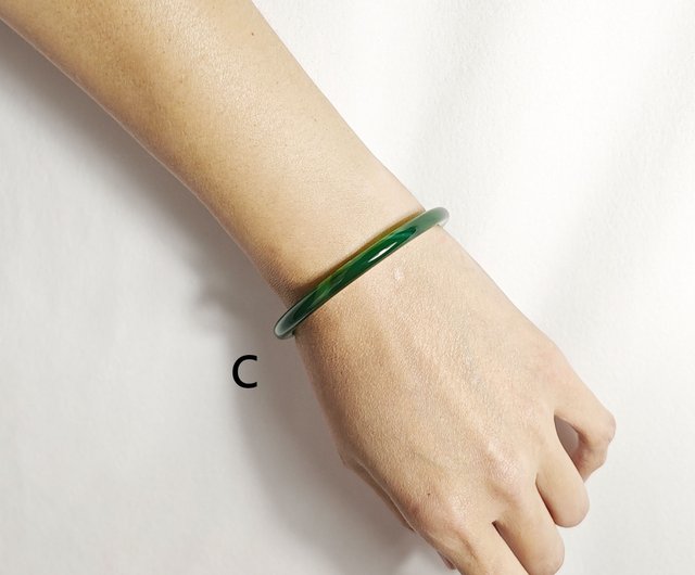 福呼ぶ翡翠バングル18k ブレスレットアンティーク