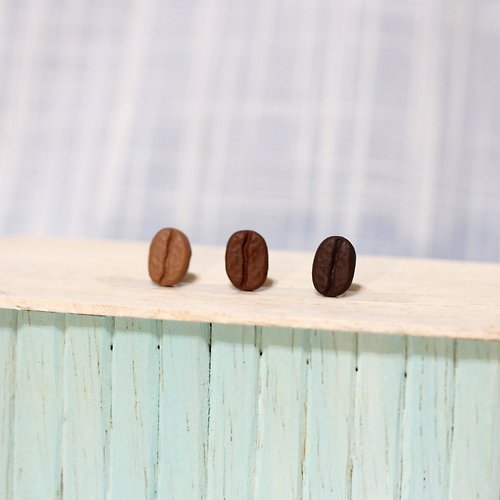 AyunaGift 手工禮物 咖啡豆耳環-單賣 Coffee beans Earring