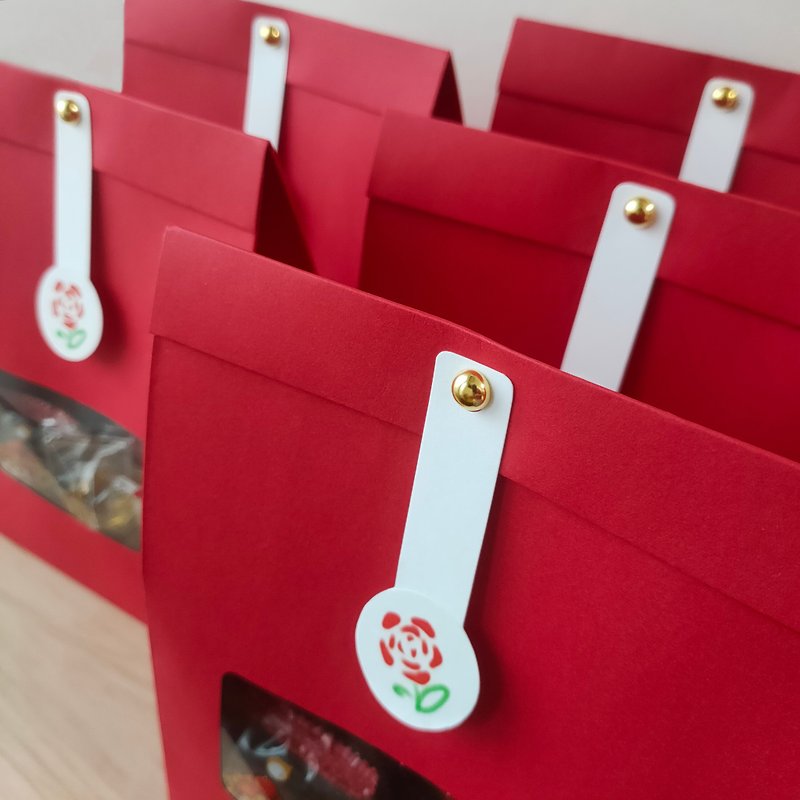 [New Year Lucky Bag] Value-for-money limited edition wool felt handmade lucky bag - ที่ห้อยกุญแจ - ขนแกะ สีแดง