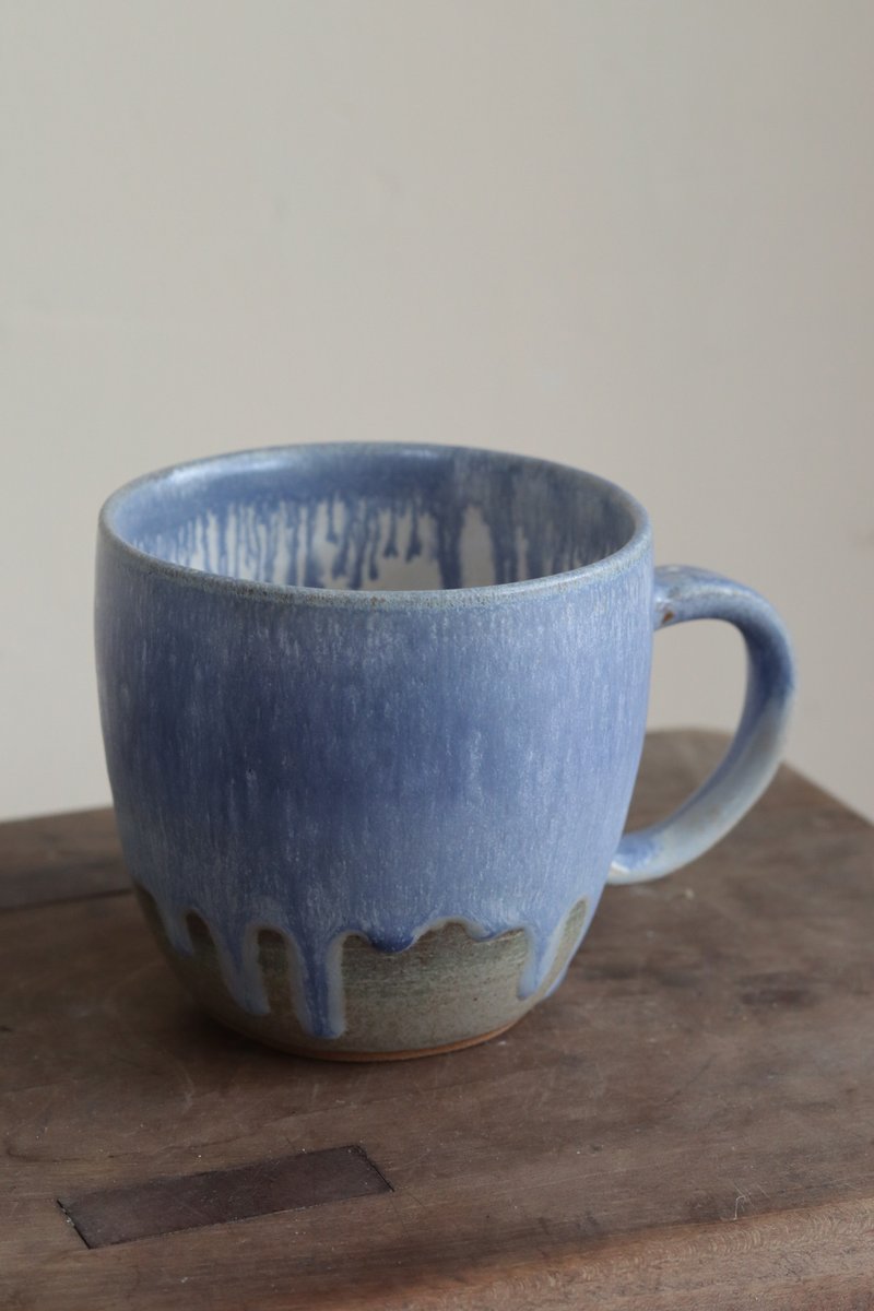 馬克杯-小雪 - 咖啡杯/馬克杯 - 陶 藍色