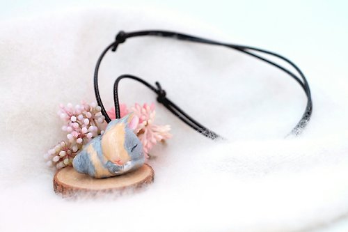 Rabbito 頸鏈、心口針兩用飾品 - 睡寶寶系列