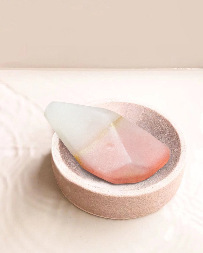 /Horchill/ Lucky Soap with Pink Crystal & 24K gold - Soap - Other Materials 