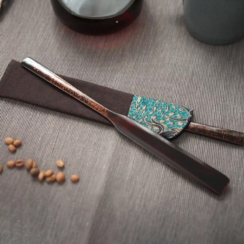 Taiwan Lacquerware-Island. Lacquer Natural Lacquer CAFÉ PLUS Lacquer Coffee Stirring Stick - Other - Other Materials 
