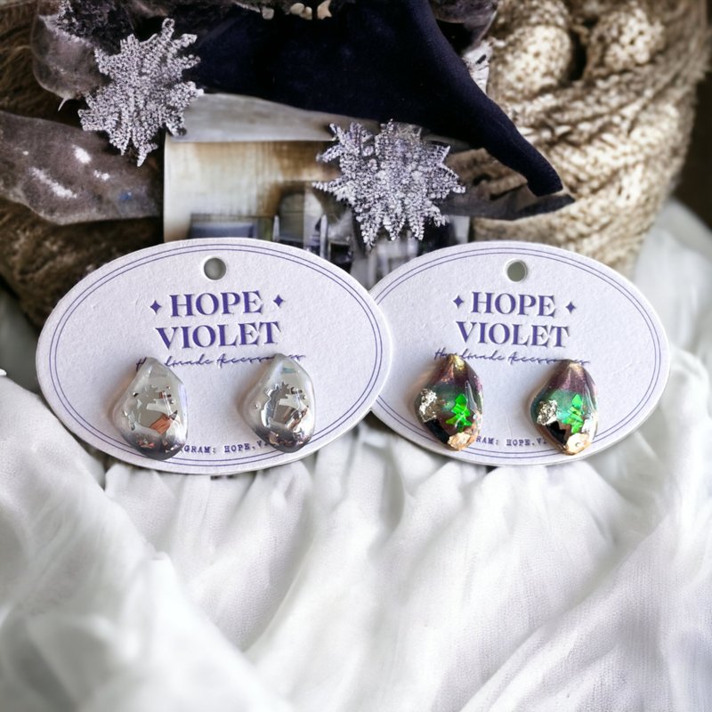 Winter Delight Earrings Collection - ต่างหู - เรซิน หลากหลายสี