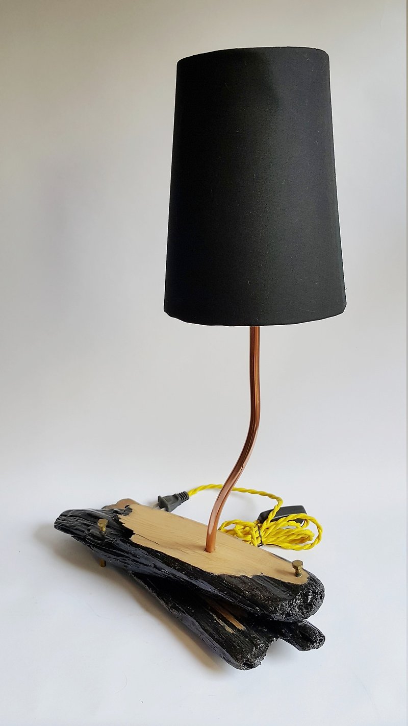 "CL Studio" [Nordic simple geometric cypress lamp holder night light] / M-33 - โคมไฟ - ไม้ 