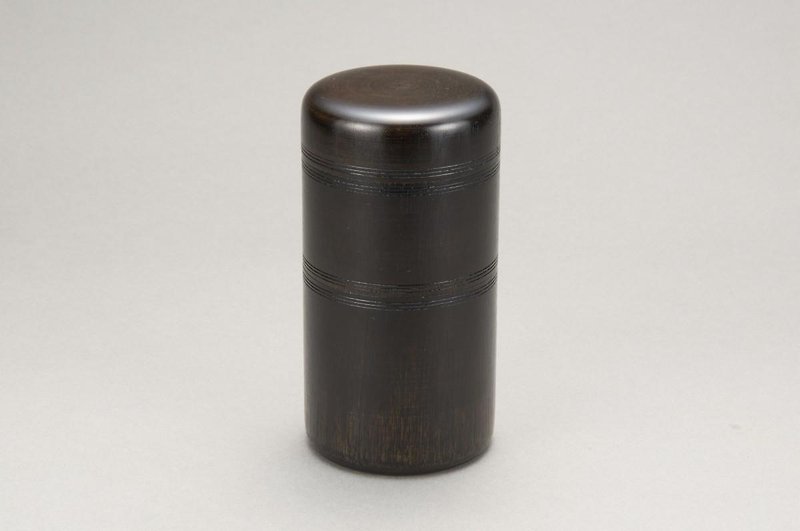 Catalpa - Double-Tiered Tea Leaf Box "Cha Cha" Black - ขวดใส่เครื่องปรุง - ไม้ สีดำ