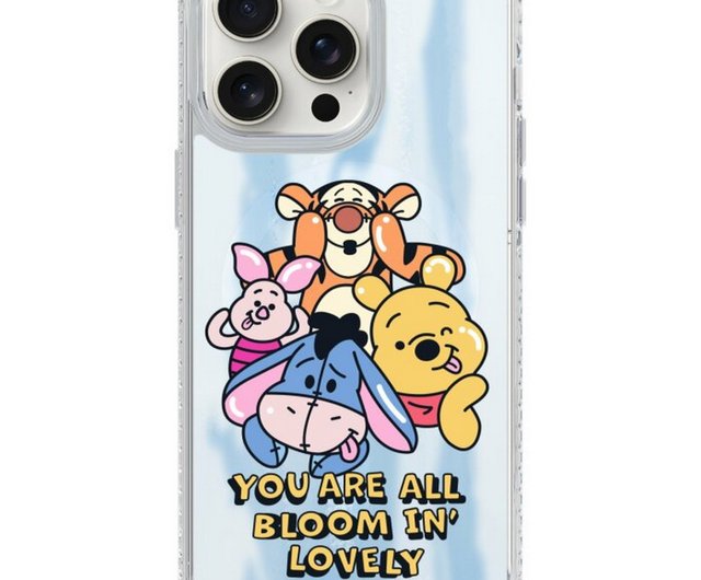 ディズニー くまのプーさん iPhone16 Samsung 25 エアクッション