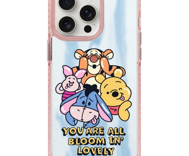 ディズニー くまのプーさん iPhone16 Samsung 25 エアクッション