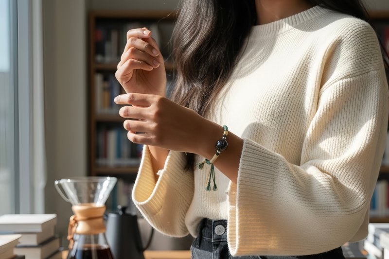 大漆傳承非遺手繩 - 手鍊/手環 - 銀 多色