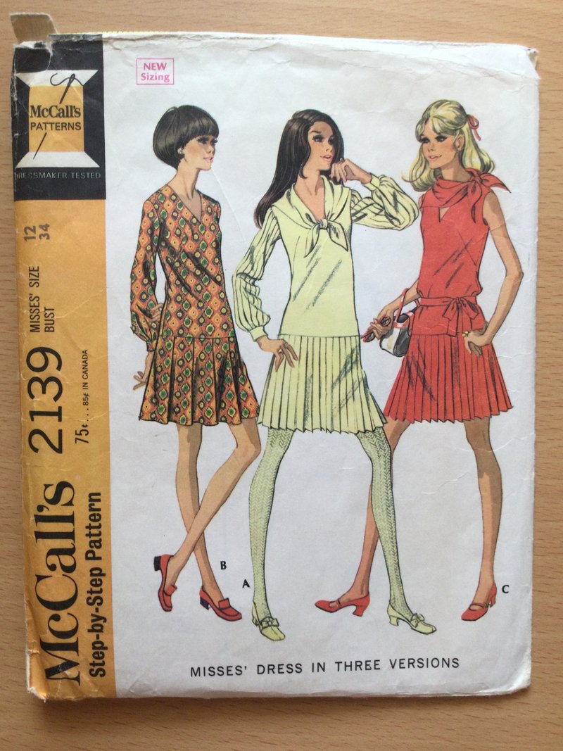 Vintage sewing patterns 2139 - สติกเกอร์ - กระดาษ 