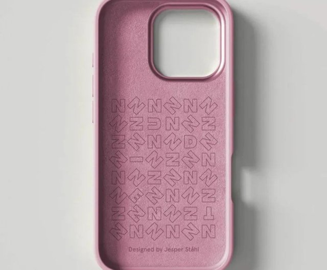 Nudient | BOLD 3D Silicone phone case-blush powder magsafe
