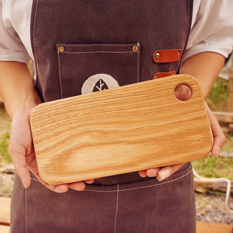 camping solid wood cutting board - ถาดเสิร์ฟ - ไม้ 