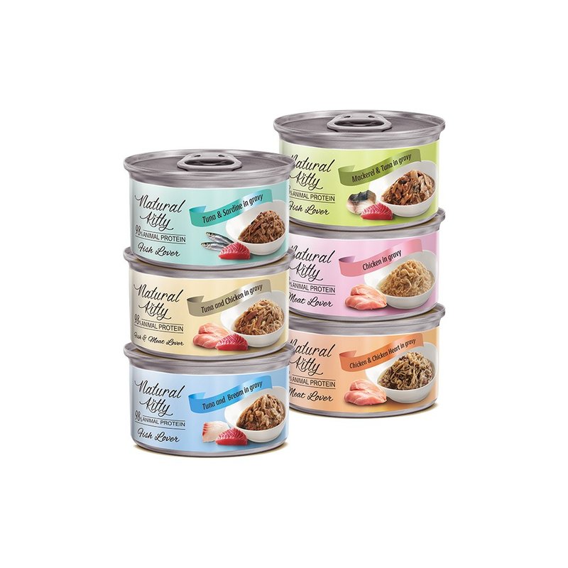 貓主食丨自然小貓丨98%動物性蛋白質主食罐丨80g丨24入 - 貓罐頭/鮮食 - 其他材質 