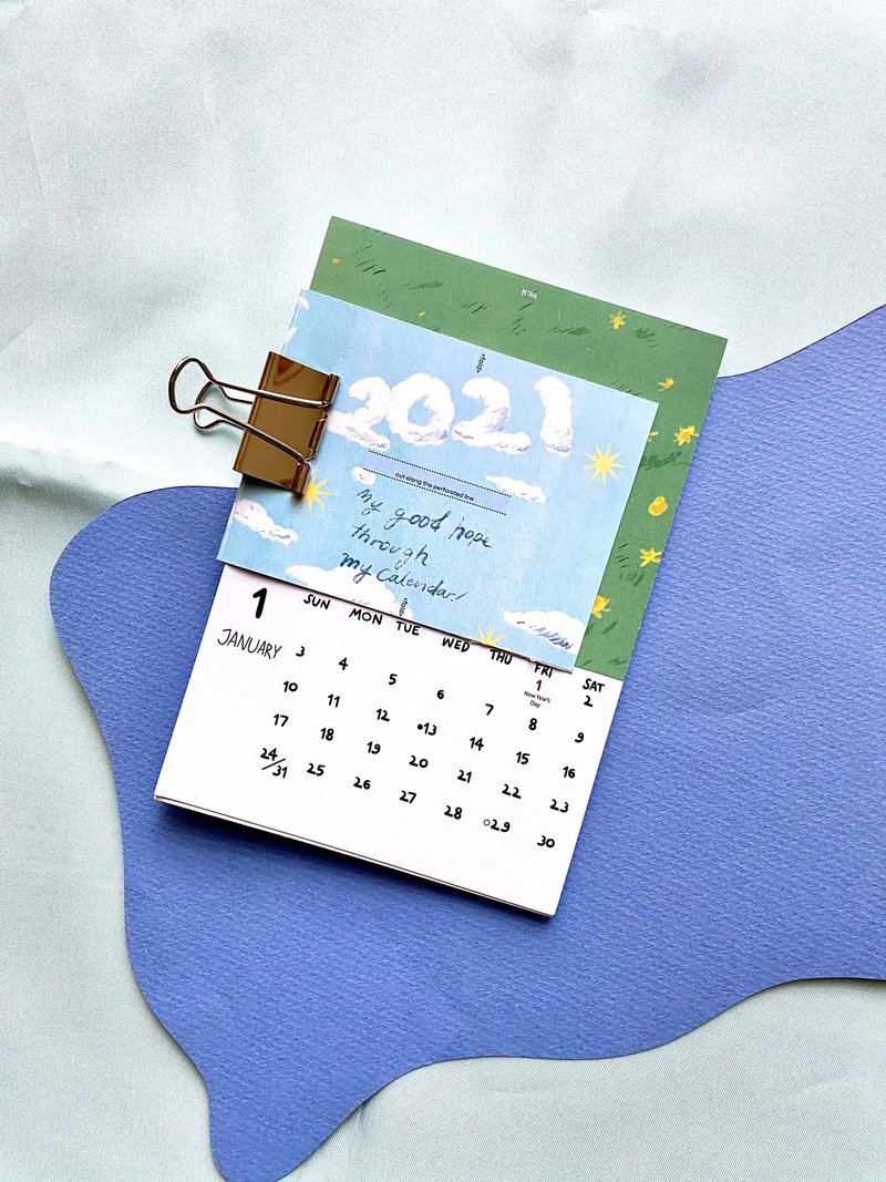 good hope through my calendar 2021 - 日曆/月曆/年曆 - 紙 多色