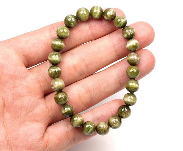 Zhengjia Jewelry】グリーントルマリントップキャッツアイトルマリン