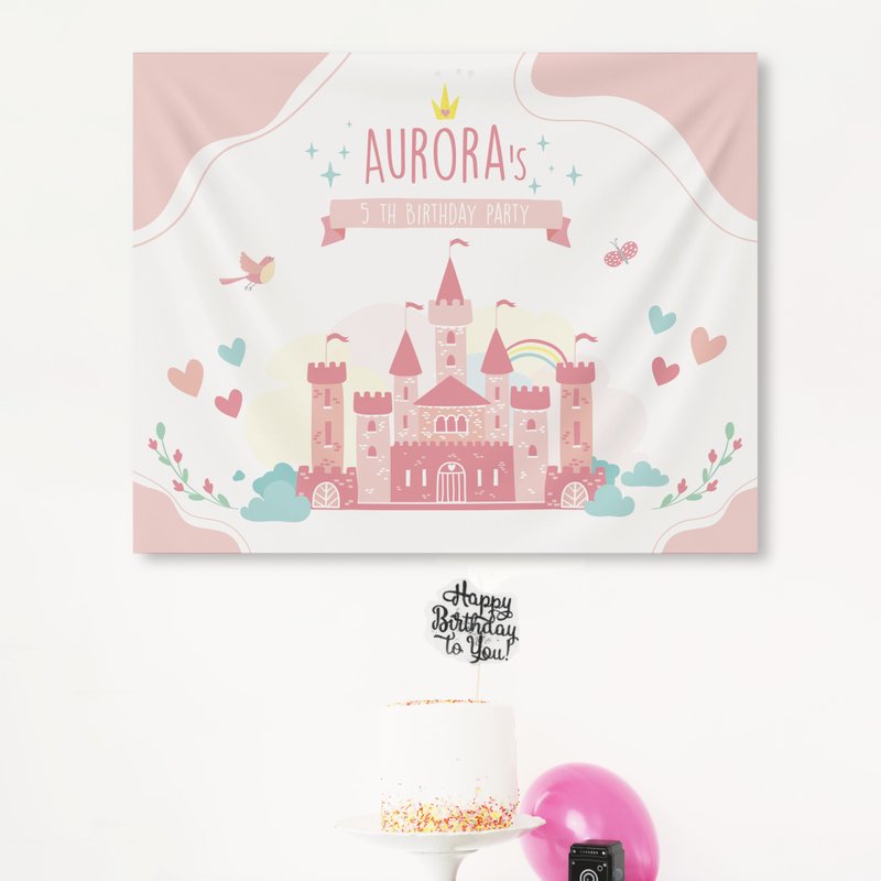 [Customized] Princess Dream Castle Party Pack | Party | Birthday | Anniversary | Decoration - อื่นๆ - วัสดุอื่นๆ หลากหลายสี