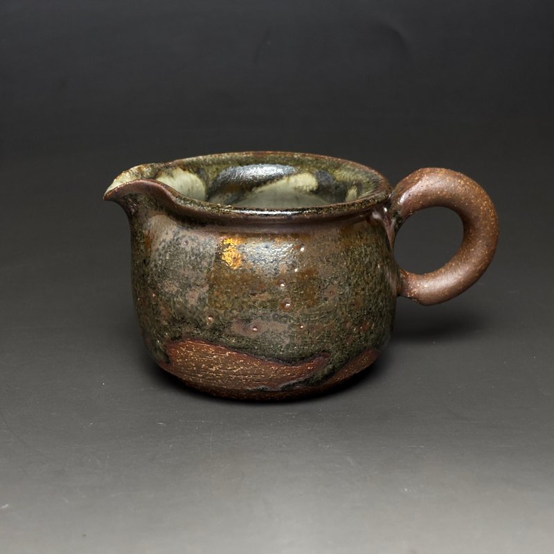 許旭倫 志野燒冰裂青瓷茶海 - 茶壺/茶杯/茶具 - 陶 咖啡色