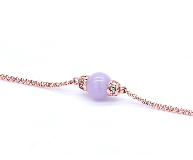 TPJ Details about   Lavender Jade Bracelet with 925 Sterling Silver Phoenix Styled Partitions 