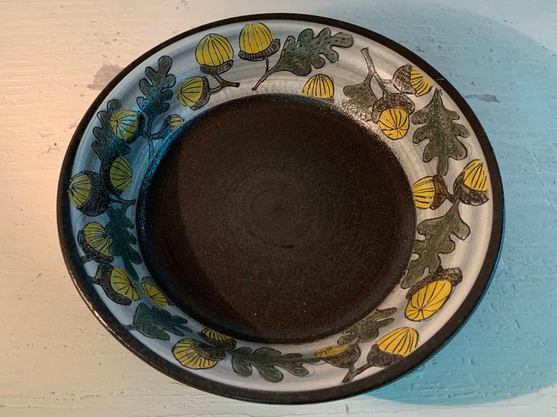 就愛栗陶製圓盤_陶器餐盤 - 盤子/餐盤/盤架 - 陶 咖啡色