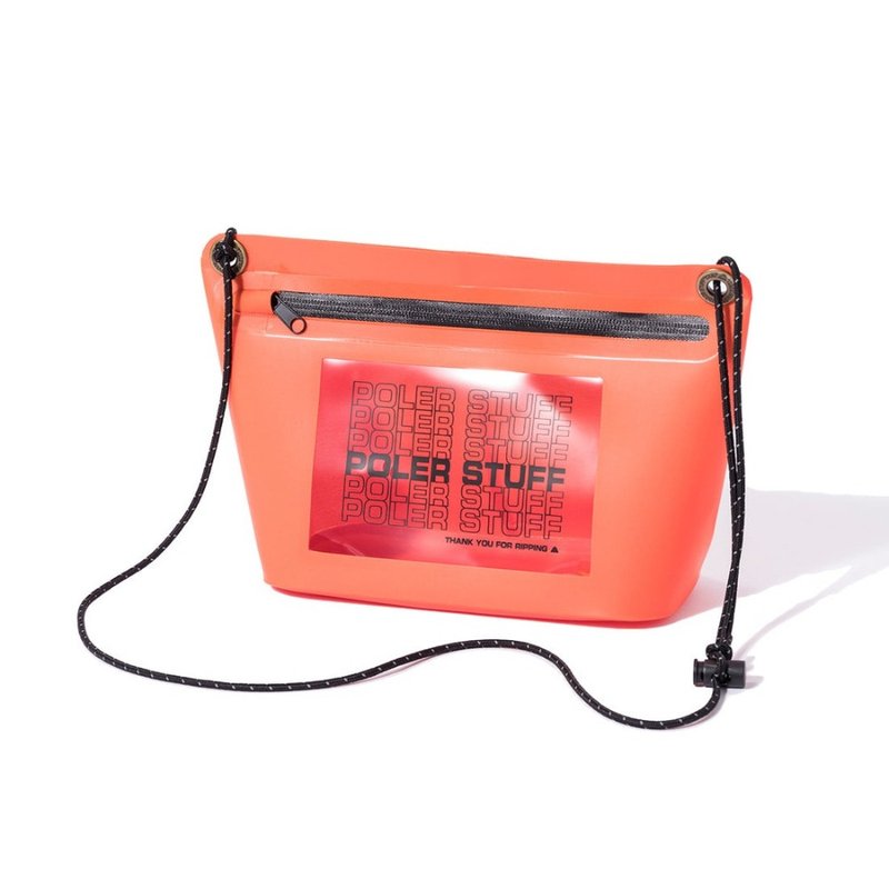 日本限定 POLER HIGH and DRY TPU POUCH 防水輕便袋收納包 / 橘 - 側背包/斜背包 - 其他材質 橘色
