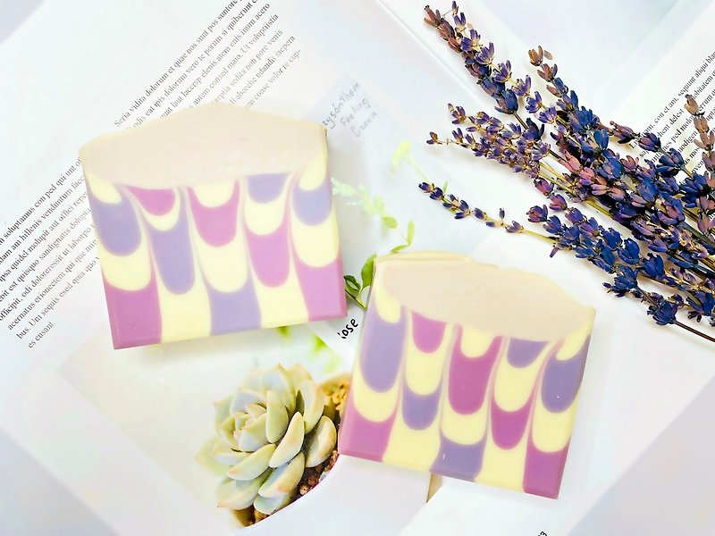 [24h shipping] Violet Fantasy | Lavender Sesame Skin Nourishing Soap Creative Cold Process Soap - Soap - Eco-Friendly Materials 