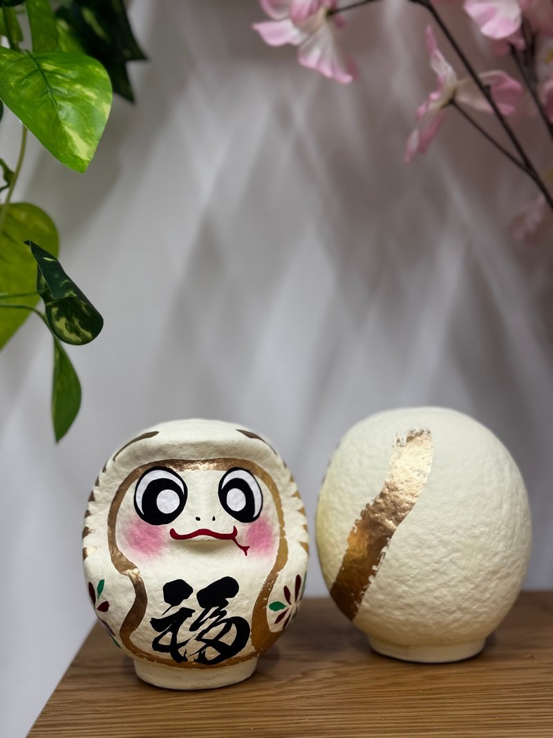 今井達磨 | 蛇年達磨 - 擺飾/家飾品 - 紙 卡其色