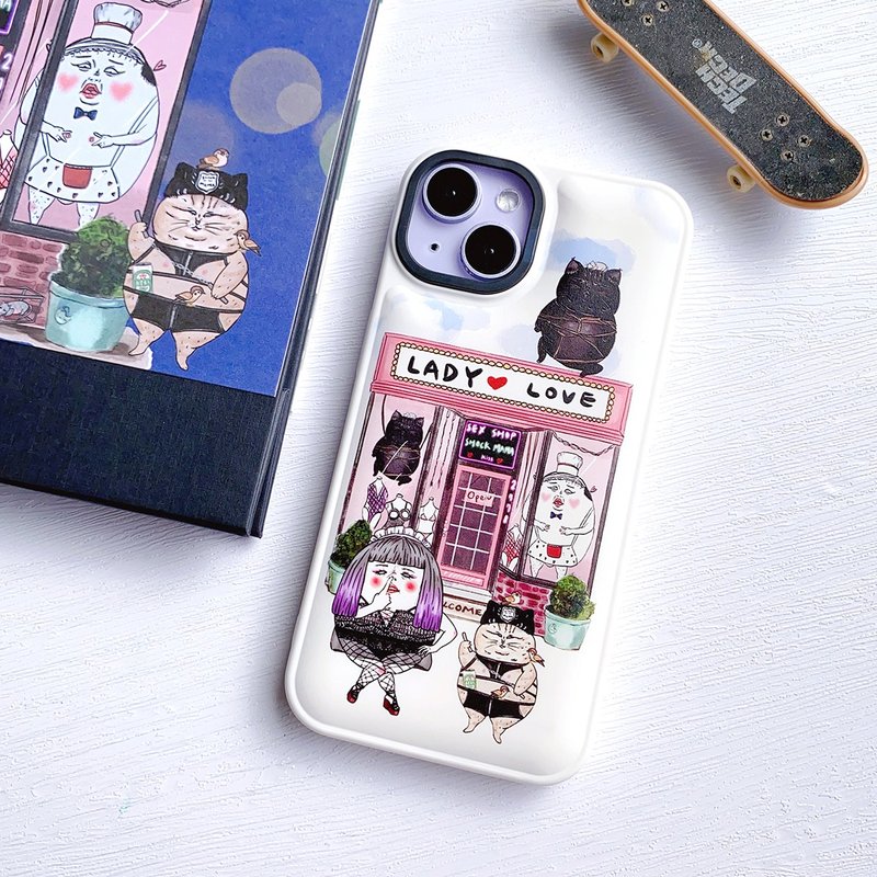 蛋定情趣用品店 - iPhone 手機殼 (全軟殼) - 手機殼/手機套 - 塑膠 白色