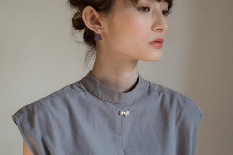 【14kgf】ui. sango necklace サンゴ ネックレス - ネックレス - 金属 