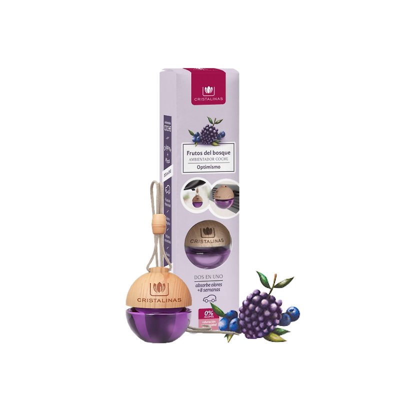 Car Ball Fragrance (6ML) - Tipsy Mulberry - Fragrances - Concentrate & Extracts Red