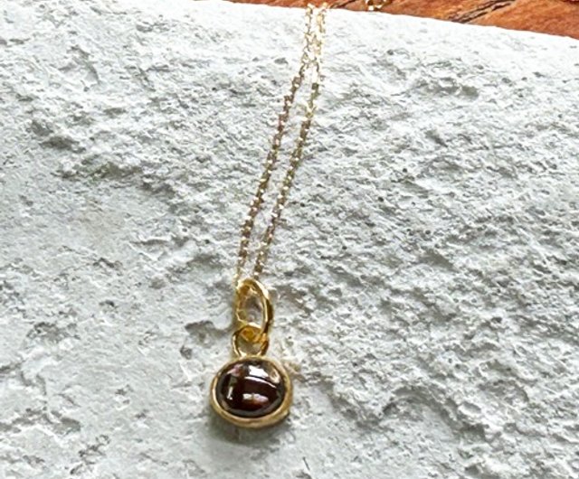 K24奈良県天川村行者還岳産◇天然レインボーガーネット（アンドラ