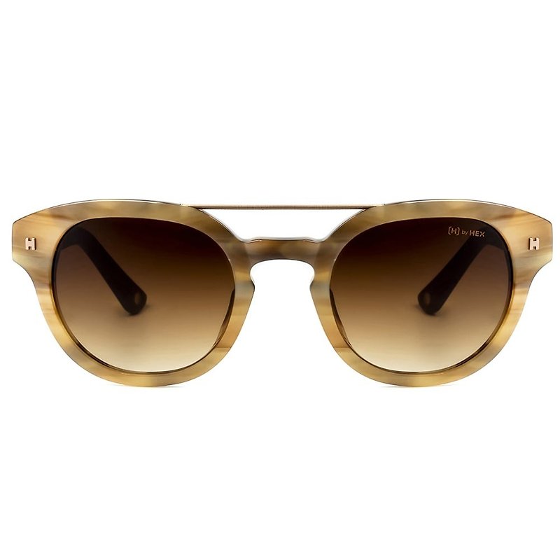 Sunglasses | Sunglasses | Brown Tortoiseshell Retro Frame | Made in Taiwan | Plastic Frame Glasses - กรอบแว่นตา - วัสดุอื่นๆ สีนำ้ตาล