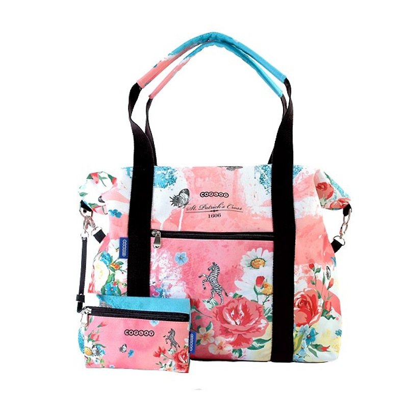 英倫玫瑰| 旅行袋 | 大容量 | 肩背包 | 斜背包 | 手提包 - 側背包/斜背包 - 防水材質 多色