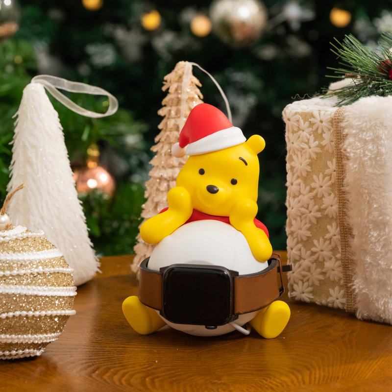 [Christmas Limited] Winnie the Pooh series charging stand for Apple Watch + money box (not charged) - Gadgets - Other Materials Yellow