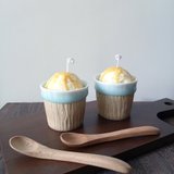 Icecream | Natural Soywax Scented Candle | Lavender Lavandin | Birthday Gift - Candles & Candle Holders - Wax Purple
