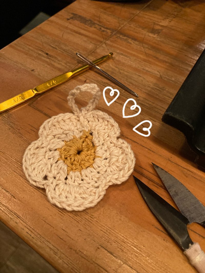 a small flower key ring Shop heydonteat Keychains Pinkoi