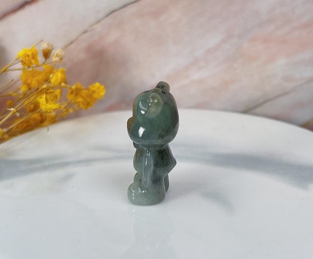 See you with Xiongxiong Jade] Cute little bear pendant with