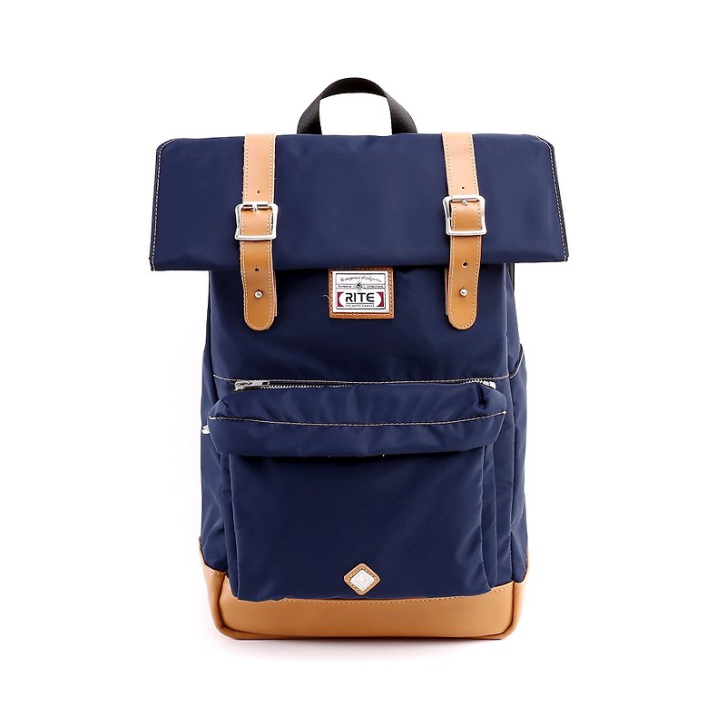 2016 Evolution version RITE twin package ║ flight bag x vintage bag (L) - Green nylon husband ║ - Backpacks - Waterproof Material Blue