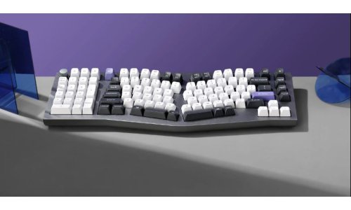 Keychron Q14 Pro ホワイト　バナナ軸 Keychron Q14 Pro QMK 組み立て式メカニカル キーボード (ノブ