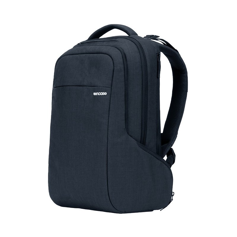 【INCASE】ICON Backpack with Woolenex 15吋 後背包 (亞麻深藍) - 背囊/背包 - 聚酯纖維 藍色