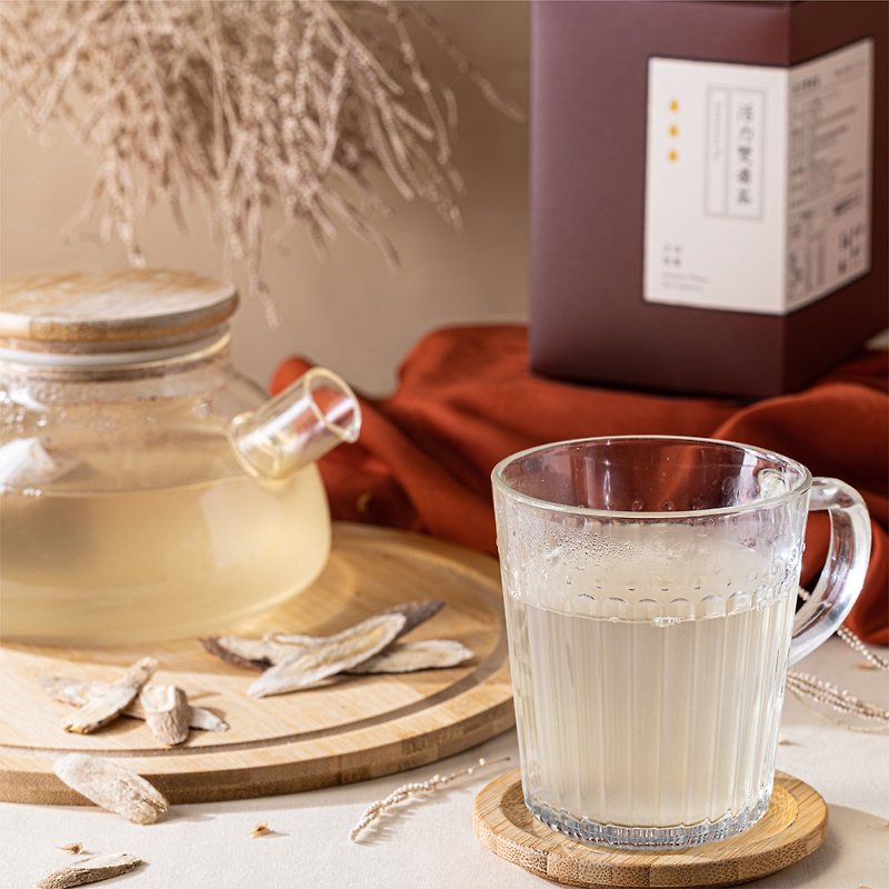 台湾茶 ティーバッグ | 活力 (10個入) / シンギ、オウギ - お茶 - 食材 ブラウン